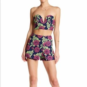 Two Piece Floral Outfit